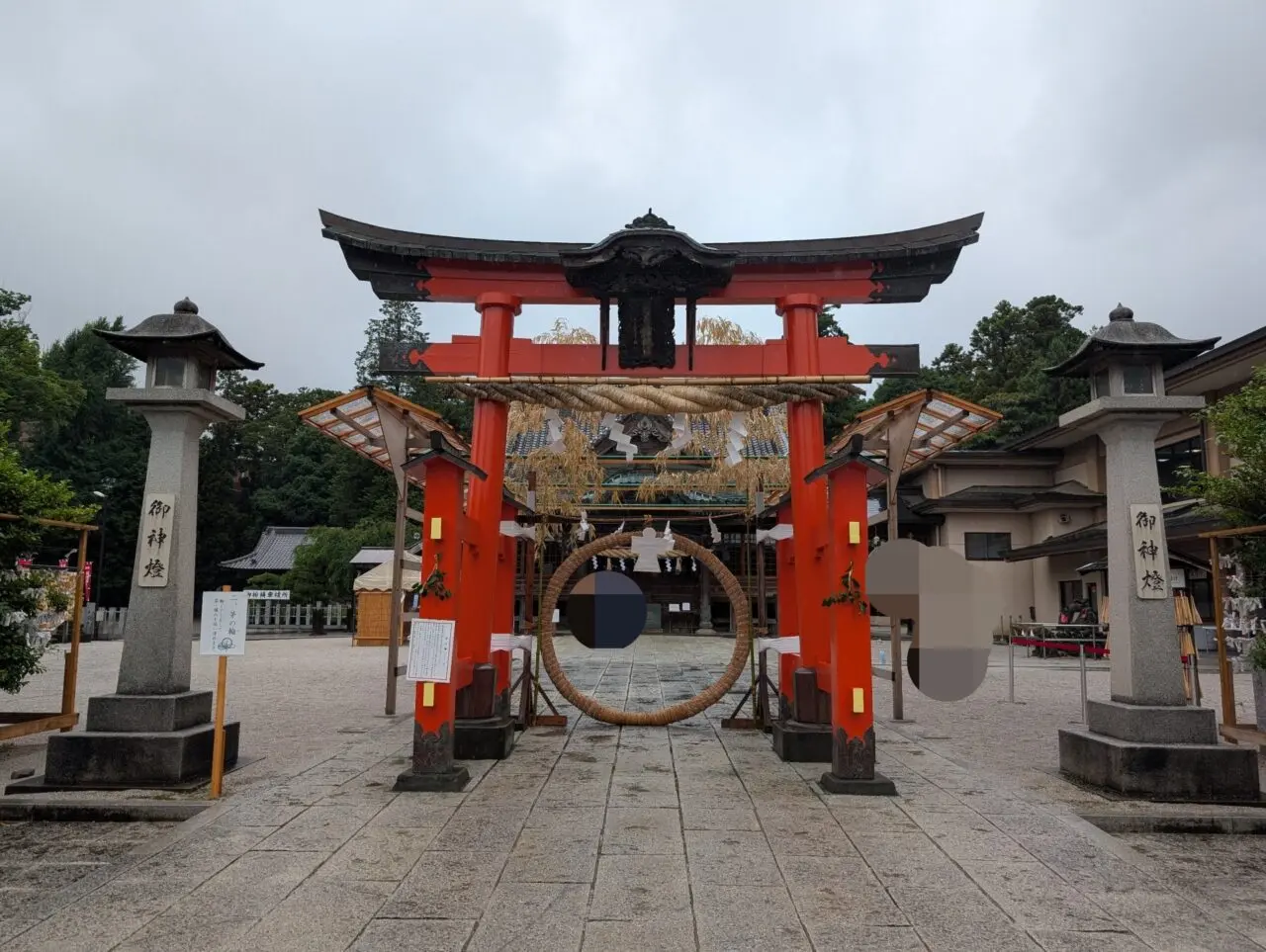 箭弓稲荷神社・茅の輪