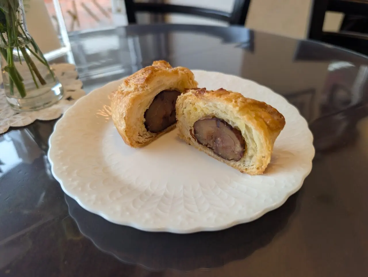 欧風菓子クランツ マロンパイ 断面