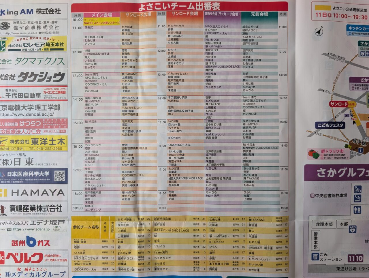 第26回坂戸よさこい チーム